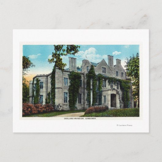 Carte Postale Vue extérieure du manoir Oakland (Devant)