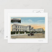 Carte Postale Vue extérieure du musée d'art # 2 (Devant / Derrière)