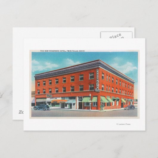 Carte Postale Vue extérieure du New Rogerson Hotel (Devant / Derrière)