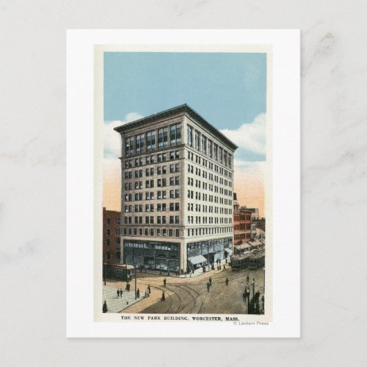 Carte Postale Vue extérieure du nouveau bâtiment du parc (Devant)