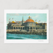 Carte Postale Vue extérieure du nouveau casino de la plage (Devant)