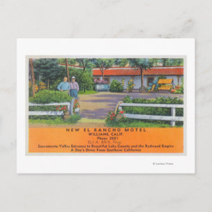 Carte Postale Vue extérieure du nouveau motel El Rancho