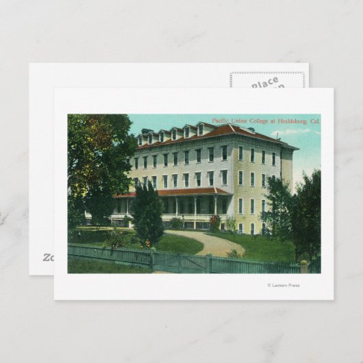Carte Postale Vue extérieure du Pacific Union College (Devant / Derrière)