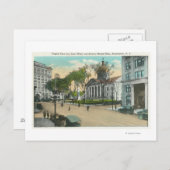 Carte Postale Vue extérieure du palais de justice (Devant / Derrière)