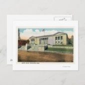 Carte Postale Vue extérieure du palais de justice (Devant / Derrière)