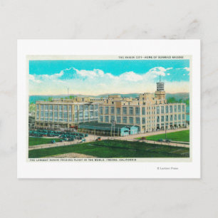 Carte Postale Vue extérieure du Plante de levain Sun-Maid