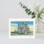 Carte Postale Vue extérieure du Sanctuaire de notre Dame de (Debout devant)