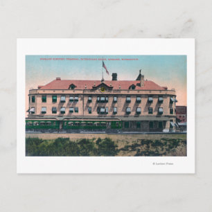 Carte Postale Vue extérieure du terminal et du dépôt