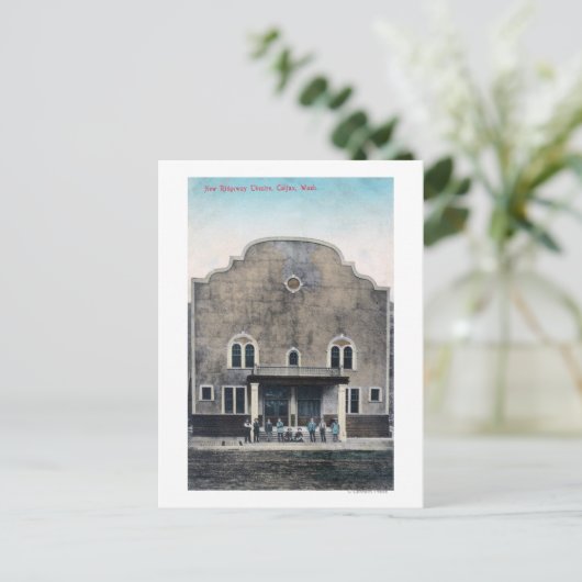 Carte Postale Vue extérieure du théâtre New Ridgeway (Debout devant)