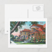 Carte Postale Vue extérieure d'une résidence typique (Devant / Derrière)