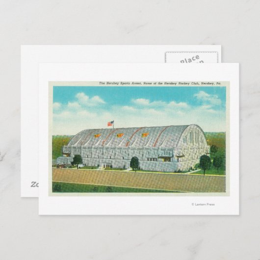 Carte Postale Vue extérieure sur la zone de sports Hershey (Devant / Derrière)