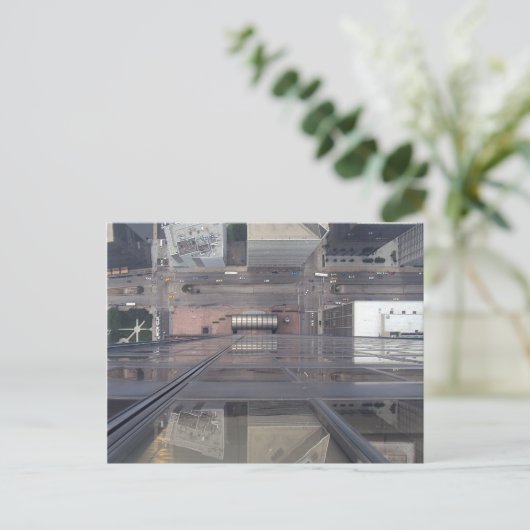 Carte Postale Vue Extraordinaire Tour Willis Vue vers le bas (Debout devant)