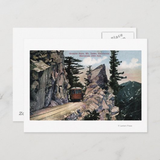 Carte Postale Vue ferroviaire Granit Gate (Devant / Derrière)