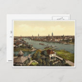 Carte Postale Vue générale, Brême, Allemagne classique Photochro (Devant / Derrière)