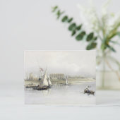 Carte Postale Vue générale des ruines de Louxor du Nil, (Debout devant)