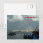 Carte Postale Vue générale d'Istanbul (Devant / Derrière)