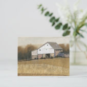 Carte Postale Vue Grange blanche (Debout devant)