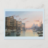 Carte Postale Vue Hiver Sur Le Grand Canal, Venise, (Devant)