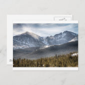 Carte Postale Vue hivernale du sommet (Devant / Derrière)