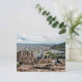 Carte Postale Vue imprenable sur Athènes (Debout devant)