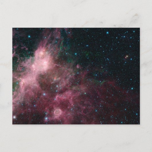 Carte Postale Vue Infrarouge Montrant La Naissance Et La Mort De (Devant)