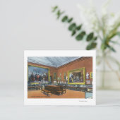 Carte Postale Vue intérieure de la salle de pèlerinage (Debout devant)