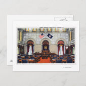 Carte Postale Vue intérieure de la salle du Sénat du Capitole d' (Devant / Derrière)