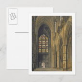 Carte Postale Vue intérieure de l'abbaye de Westminster (Devant / Derrière)