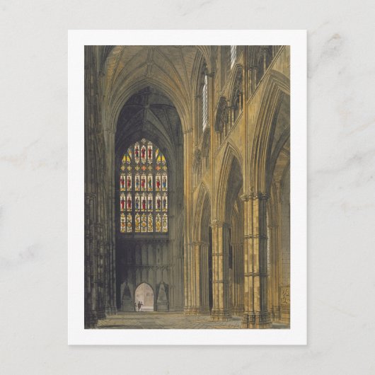 Carte Postale Vue intérieure de l'abbaye de Westminster (Devant)