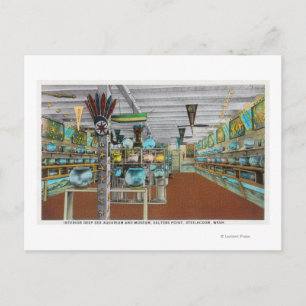 Carte Postale Vue intérieure de l'aquarium de Deep Sea