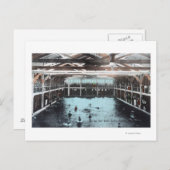 Carte Postale Vue intérieure des bains salés Nerides (Devant / Derrière)