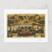 Carte Postale Vue intérieure du Canyon Hotel Lounge (Devant)