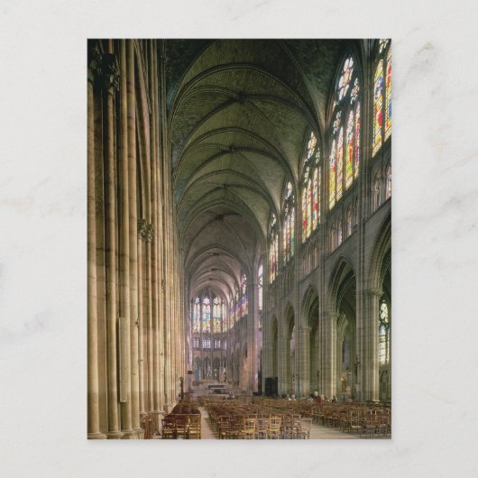 Carte Postale Vue intérieure sur la nef (Devant)