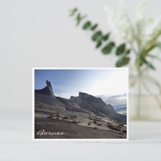 Carte Postale vue kinabalu borneo (Debout devant)
