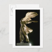 Carte Postale Vue latérale de la Victoire de Samothrace (Parian (Devant / Derrière)