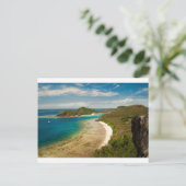 Carte Postale Vue le long d'une plage à Fidji (Debout devant)