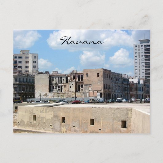 Carte Postale vue malecon habana (Devant)