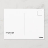 Carte Postale Vue matinale depuis un balcon des Cinque Terre (Dos)