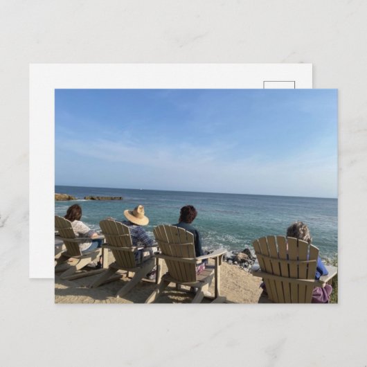 Carte Postale Vue mer (Devant / Derrière)