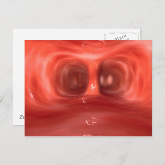 Carte Postale Vue Microscopique Dans Les Poumons Humains (Devant / Derrière)