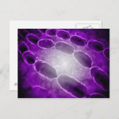 Carte Postale Vue Microscopique De La Pneumonie Bactérienne 2 (Devant / Derrière)