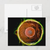 Carte Postale Vue Microscopique Des Cellules B Humaines 2 (Devant / Derrière)