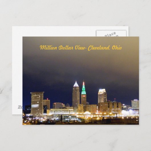 Carte postale Vue Million Dollar (Cleveland) (Devant / Derrière)