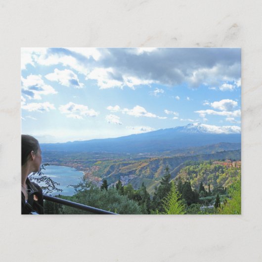 Carte postale Vue Mont Etna (Devant)