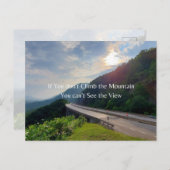 Carte Postale Vue montagne (Devant / Derrière)