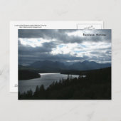 Carte postale vue montagne #1 (Devant / Derrière)