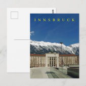 Carte postale vue Monument de libération d'Innsbru (Devant / Derrière)