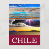 Carte Postale vue naturelle sur le chili (Devant)