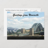 Carte Postale vue newcastle (Devant / Derrière)