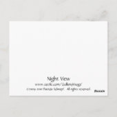 Carte Postale Vue nocturne (Dos)
